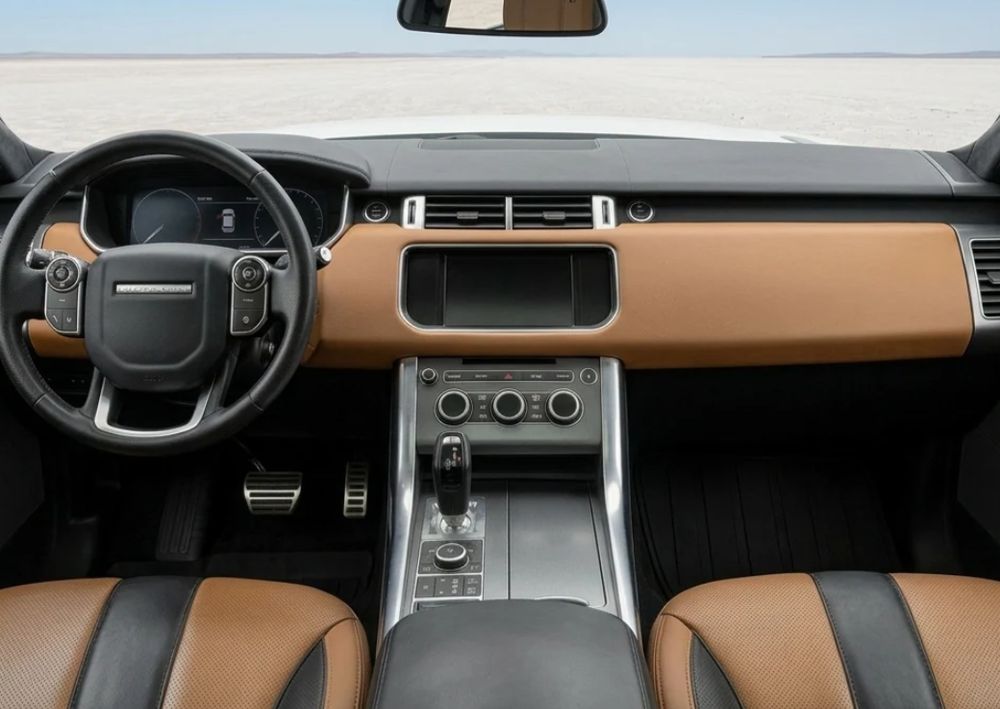 Car interior after cleaning